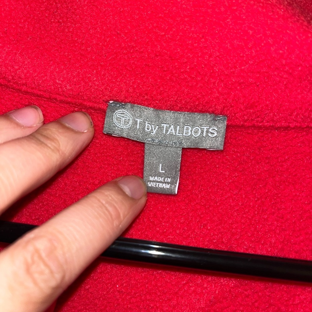 Talbots Red Full-Zip Jacket - Picture 5 of 9